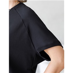 Футболка из тонкого премиального футера с эластаном