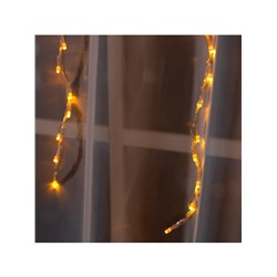 Гирлянда «Водопад» 2×1.5 м, IP20, прозрачная нить, 400 LED, свечение жёлтое, 8 режимов, 220 В