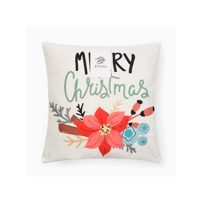 Наволочка декоративная новогодняя «Этель. Рождество» 40×40 см
