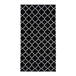 Полотенце махровое Этель Ornament, 70×130 см, 100% хлопок, 420 г/м², чёрно-белое