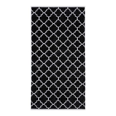 Полотенце махровое Этель Ornament, 70×130 см, 100% хлопок, 420 г/м², чёрно-белое