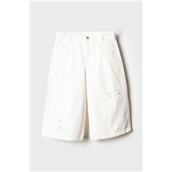 Шорты текстильные джинсовые для девочек PLAYTODAY, 1243741