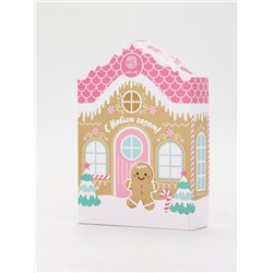 Подарочный набор «Сладкого Нового года»: мочалка для тела и бомбочки для ванны 3 шт. × 40 г, URAL LAB