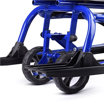 Игрушка Снегокат детский 111 "Mobile" с Т-образным толкателем и колесной базой (Котик на белом квадроцикле)