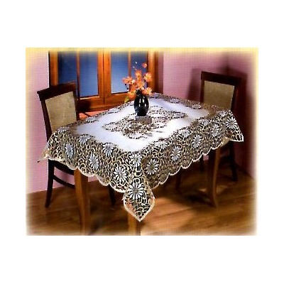Скатерть арт.  8928/3, Sewerin (Северин), прямоугольная, 140 см х 210 см, цвет: кремово-золотистый