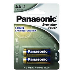 Батарейки алкалиновая Panasonic Everyday Power LR6EPS/2BP LR6 BL2