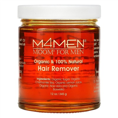 Moom, M4Men, Средство для удаления волос у мужчин, 12 унций (345 g)