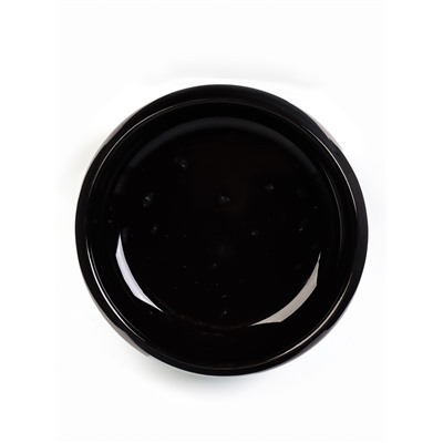 Кашпо - бонсайница «Мира», круглое, 18×18×7 см, чёрное