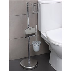 УЦЕНКА Стойка с тремя аксессуарами для туалета, 80 см, хром