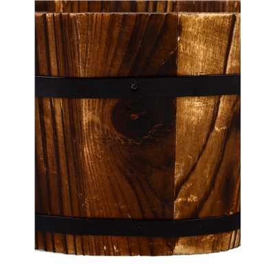 Набор кашпо для цветов, 22×18×14 см, деревянный, 3 шт.