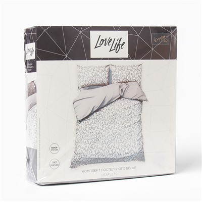 Постельное бельё дуэт LoveLife Leaflets, жатка