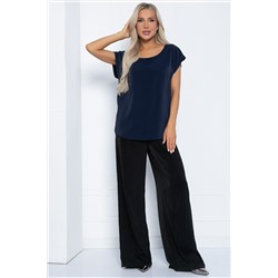Блуза Юла (темно-синяя) Б12442-8