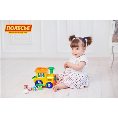 Полесье Занимательный паровоз (в сеточке)