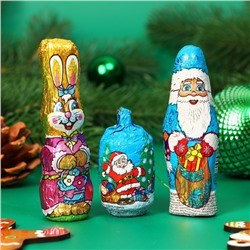 Набор фигурного шоколада «Дед мороз и кролик», 51 г