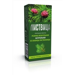 Смолка жевательная лиственница сибирская (лиственничная) 0,8г ЭКОПРОДУКТЫ, 1190343
