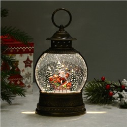 Светильник настольный новогодний 12х7,5х24 см / NG206-17 /уп 12/ музыкальный