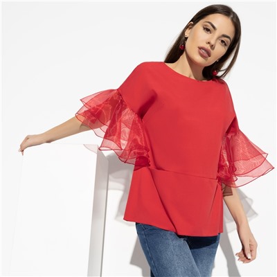 Блуза, Кокетка в образе (red star)