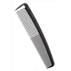 Dewal Расческа рабочая для волос JF-0015, пластик, серый, 21 см KRISTALLER, 1106171