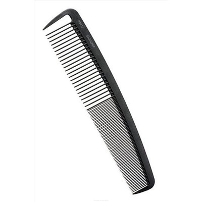 Dewal Расческа рабочая для волос JF-0015, пластик, серый, 21 см KRISTALLER, 1106171