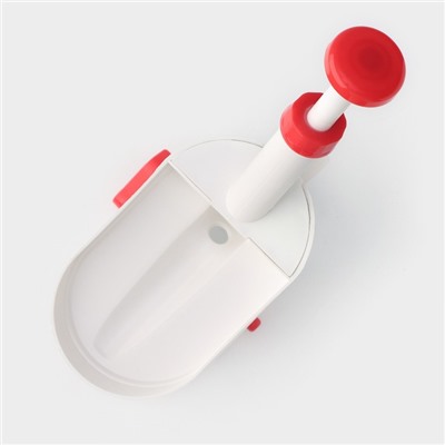 Машинка для удаления косточек из вишни Доляна «Вишнёвый сад», контейнер 450 мл, белая