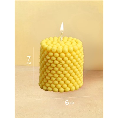 Свеча фигурная формовая «Столб шарики», 6×6×7 см, соевый воск, МИКС