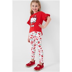 Комплект трикотажный для девочек: туника, брюки (легинсы) PLAYTODAY, 1242823