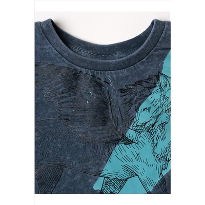 Фуфайка трикотажная для девочек (футболка) PLAYTODAY, 1242465