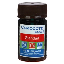 Osmocote Exact Standard 3-4 месяца длительность действия, NPK 16-9-12+2MgO+МЭ 50 мл