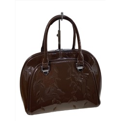 Женская сумка из искусственной кожи, цвет шоколад