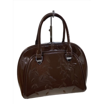 Женская сумка из искусственной кожи, цвет шоколад