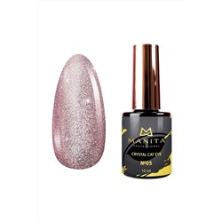 Manita Professional Гель-лак для ногтей с эффектом кошачьего глаза / Crystal Cat Eye №05, 10 мл KRISTALLER, 1110327
