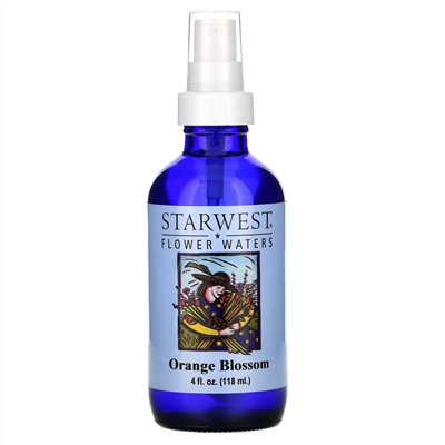Starwest Botanicals, Цветочная апельсиновая вода, 118 мл