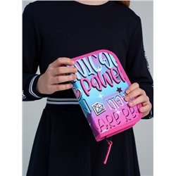 Пенал текстильный с наполнением для девочек