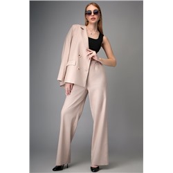 Женский льняной костюм с брюками Happyfox
