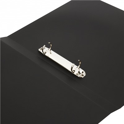 Папка пластиковая 2 кольца 25мм ММ-32172 черная 500мкм Стамм