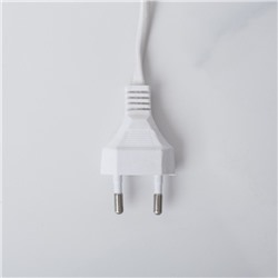 УЦЕНКА Световой прибор «Хрустальный шар» 7.5 см, свечение RGB, 220 В, белый