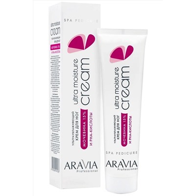 Aravia Крем для ног ультраувлажняющий с мочевиной (15%) и PHA-кислотами / Ultra Moisture Cream, 100 мл KRISTALLER, 1108282