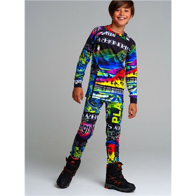 Термокомплект трикотажный для мальчиков: брюки, толстовка