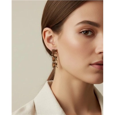 Серьги с кристаллами Swarovski, Изящные серьги с кристаллами Swarovski