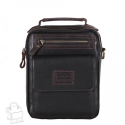 Сумка мужская кожаная 4185-1TR black Tougr Ryder