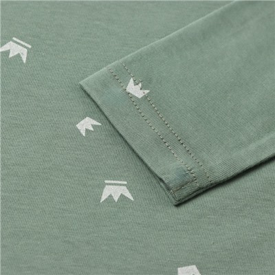 Лонгслив детский MINAKU, рост 68-74 см, оливковый