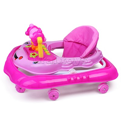 Ходунки "Веселая карусель" (цвет розовый)