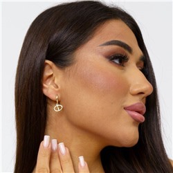 Серьги ювелирная бижутерия коллекция "Дубай" попозолота, арт. 001.261