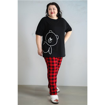 Пижама с брюками больших размеров Мишка НАТАЛИ, 1197420