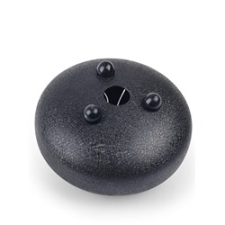 Глюкофон, дельфин черный, 11 лепестков, 18×18×11 см