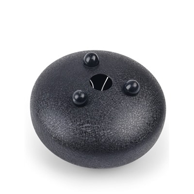 Глюкофон, дельфин черный, 11 лепестков, 18×18×11 см