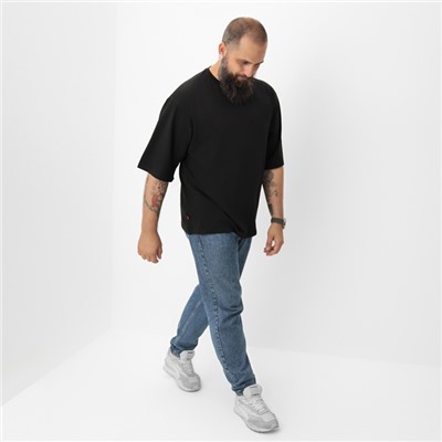 Футболка мужская MIST «Русский стиль», черный, р. 52