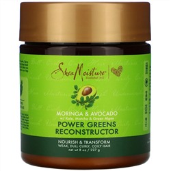 SheaMoisture, Power Greens Reconstructor, моринга и авокадо, 227 г (8 унций)