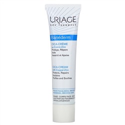 Uriage, Bariederm, Cica-Cream with Copper-Zinc, Fragrance-Free, 1.35 fl oz (40 ml)