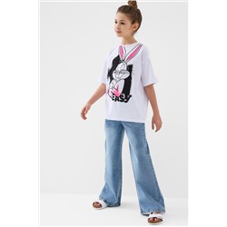 Фуфайка трикотажная для девочек (футболка) PLAYTODAY, 1240800